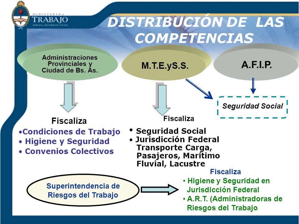 DISTRIBUCIÓN DE LAS COMPETENCIAS