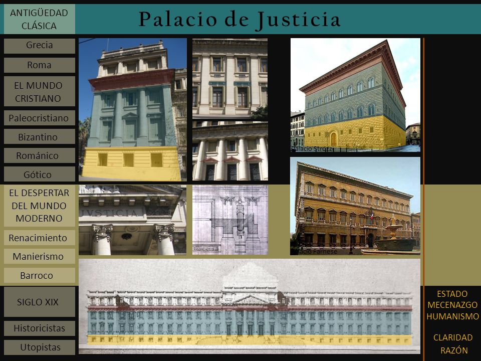 Palacio de Justicia ANTIGÜEDAD CLÁSICA Grecia Roma EL MUNDO CRISTIANO