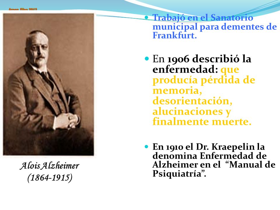 Trabajó en el Sanatorio municipal para dementes de Frankfurt.