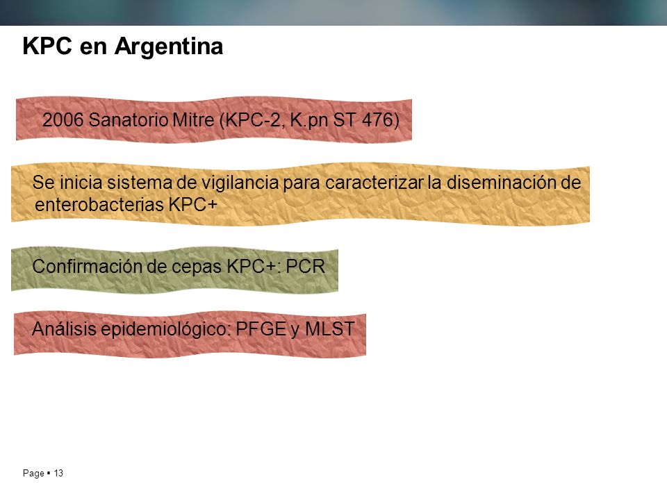 KPC en Argentina 2006 Sanatorio Mitre (KPC-2, K.pn ST 476)