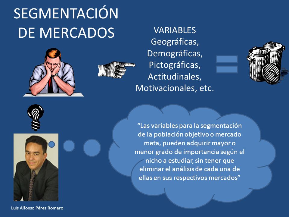 SEGMENTACIÓN DE MERCADOS