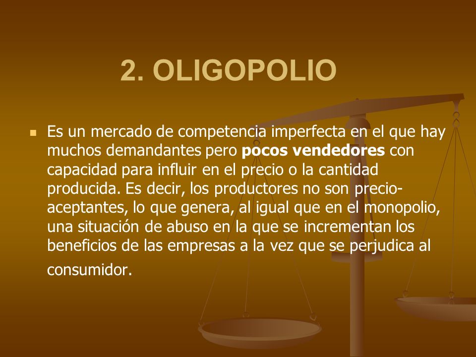 2. OLIGOPOLIO