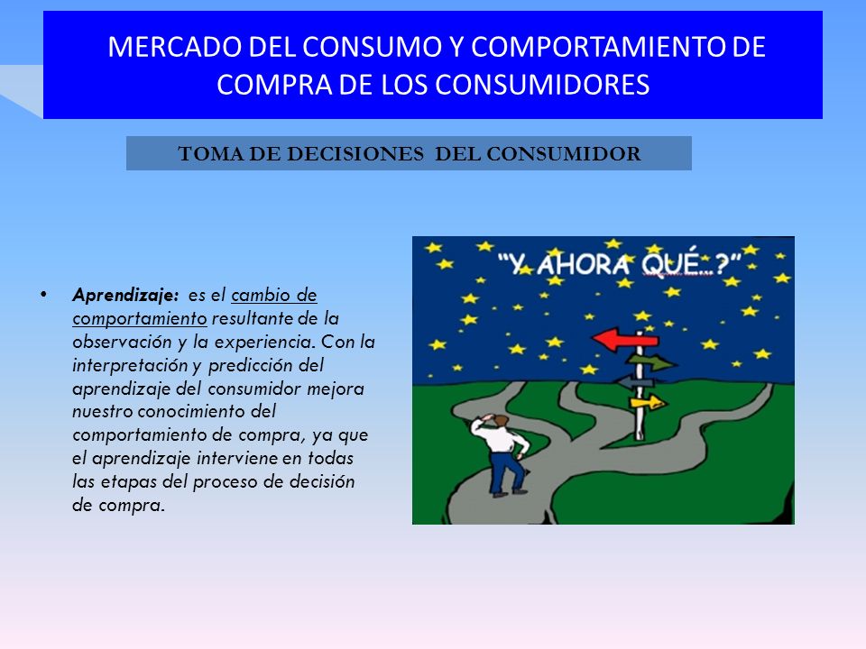 MERCADO DEL CONSUMO Y COMPORTAMIENTO DE COMPRA DE LOS CONSUMIDORES