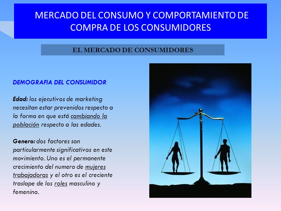 MERCADO DEL CONSUMO Y COMPORTAMIENTO DE COMPRA DE LOS CONSUMIDORES