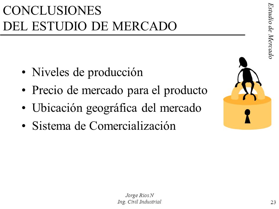 CONCLUSIONES DEL ESTUDIO DE MERCADO