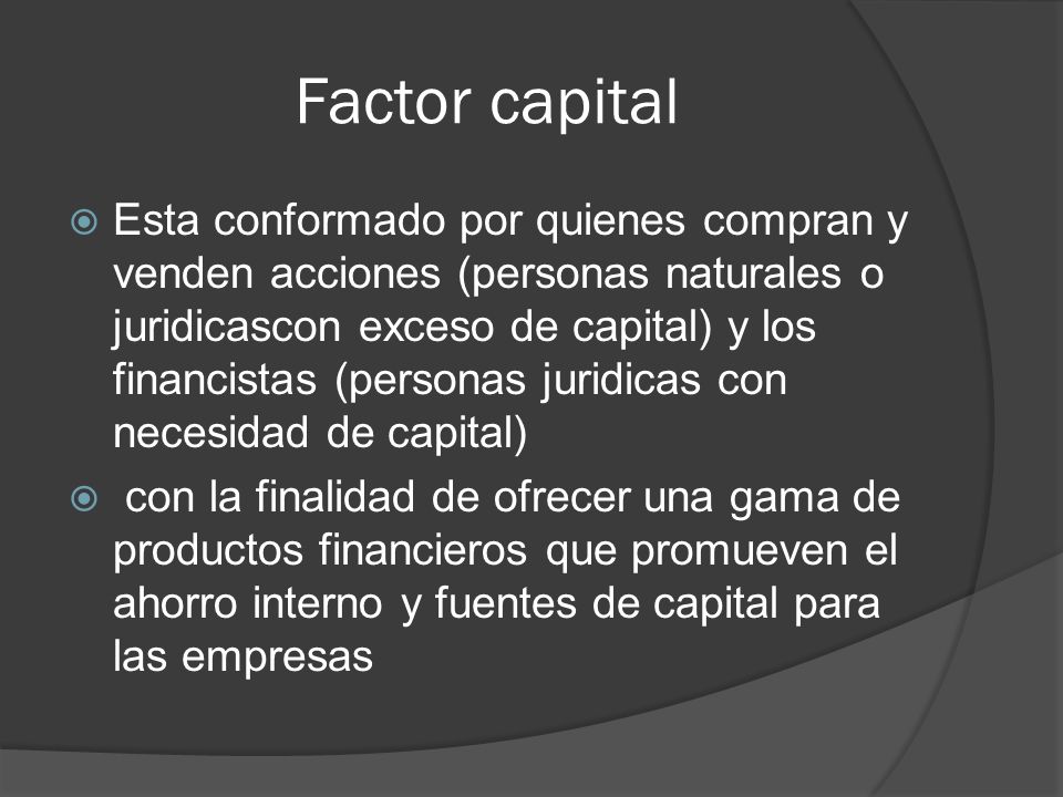 Factor capital
