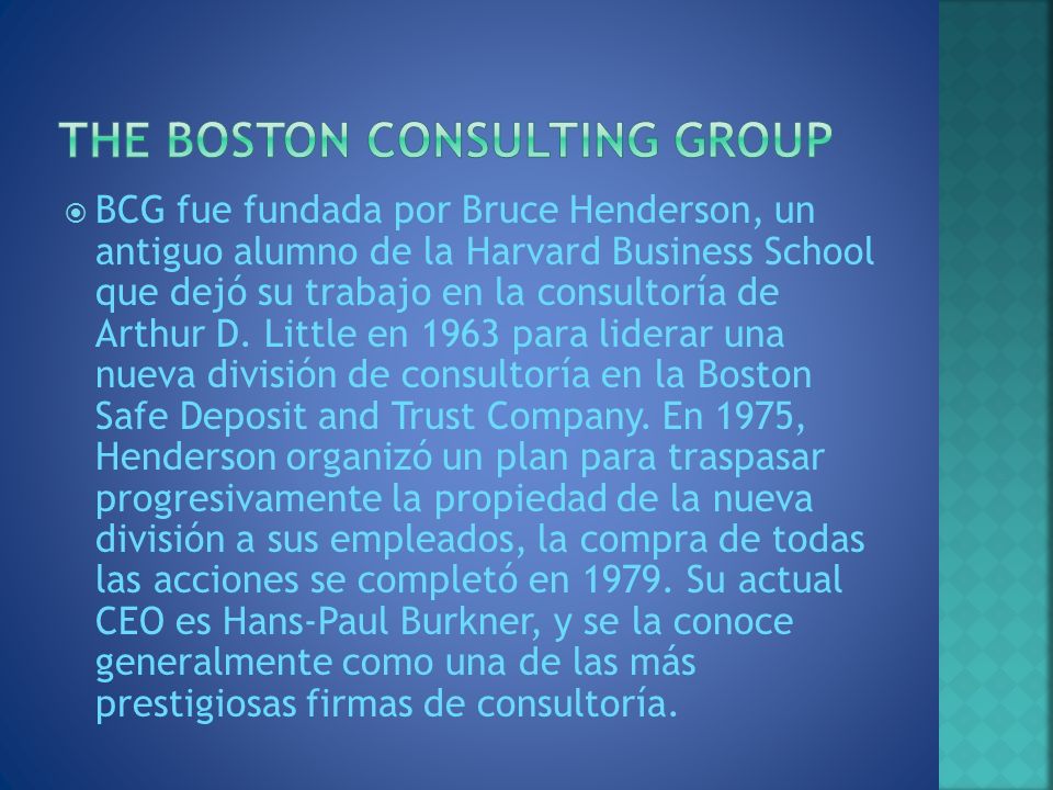 The Boston Consulting Group