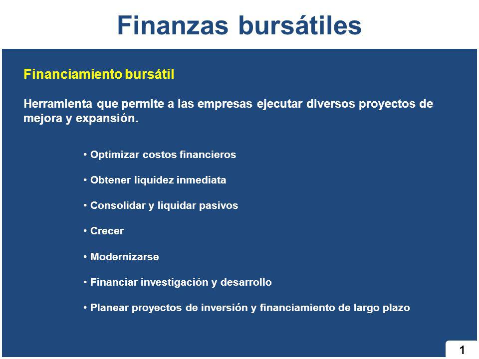 Finanzas bursátiles Financiamiento bursátil