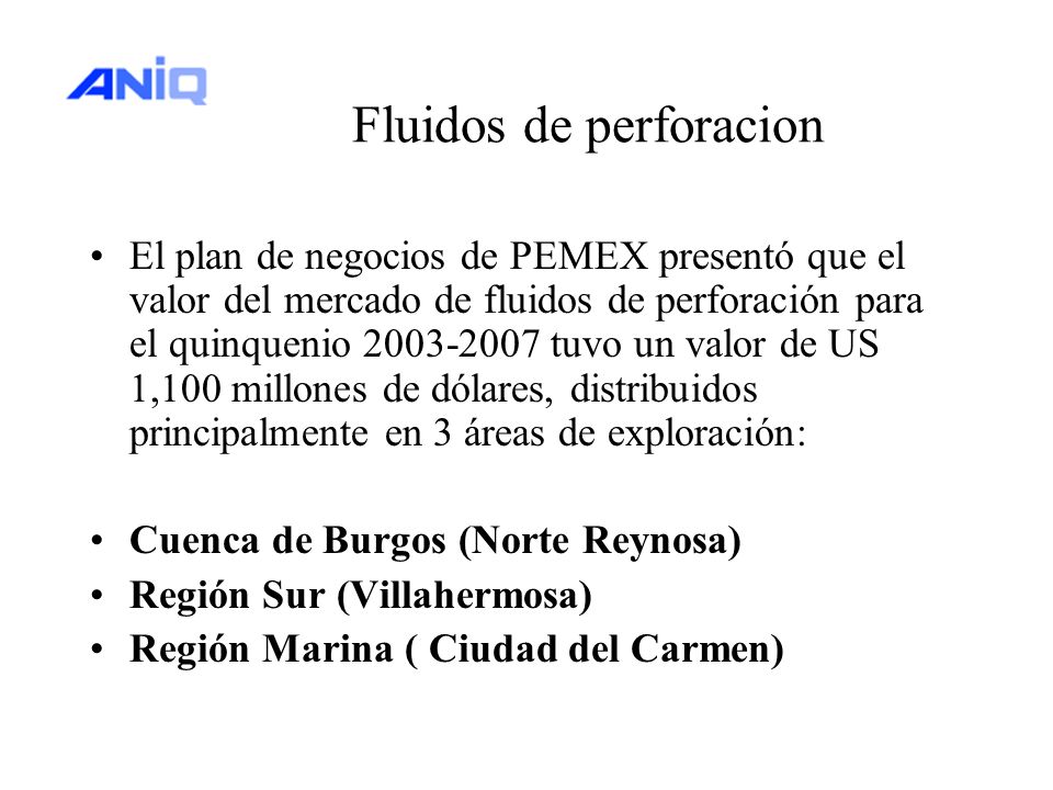 Fluidos de perforacion