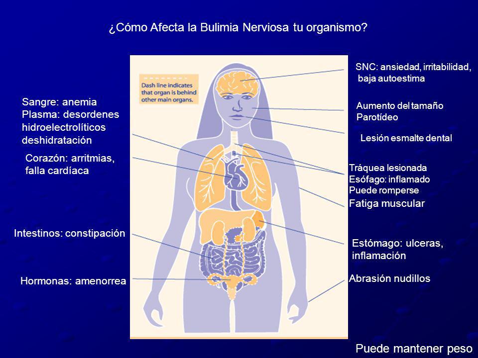 ¿Cómo Afecta la Bulimia Nerviosa tu organismo