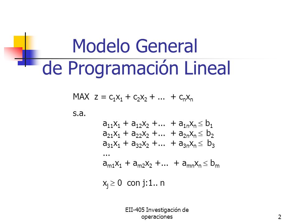 Planteo de Problemas de Programación Lineal - ppt descargar