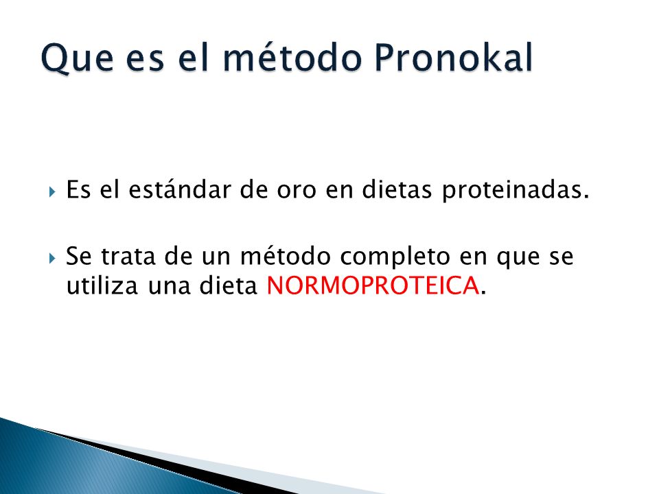 Que es el método Pronokal