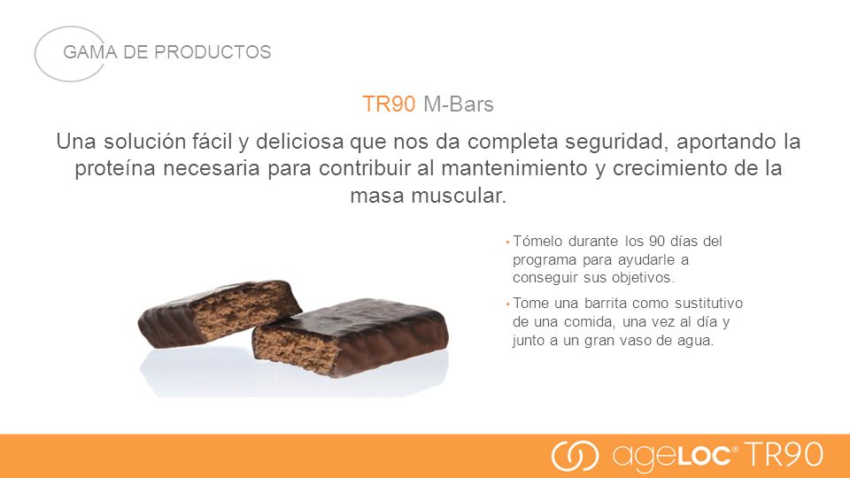 GAMA DE PRODUCTOS TR90 M-Bars.