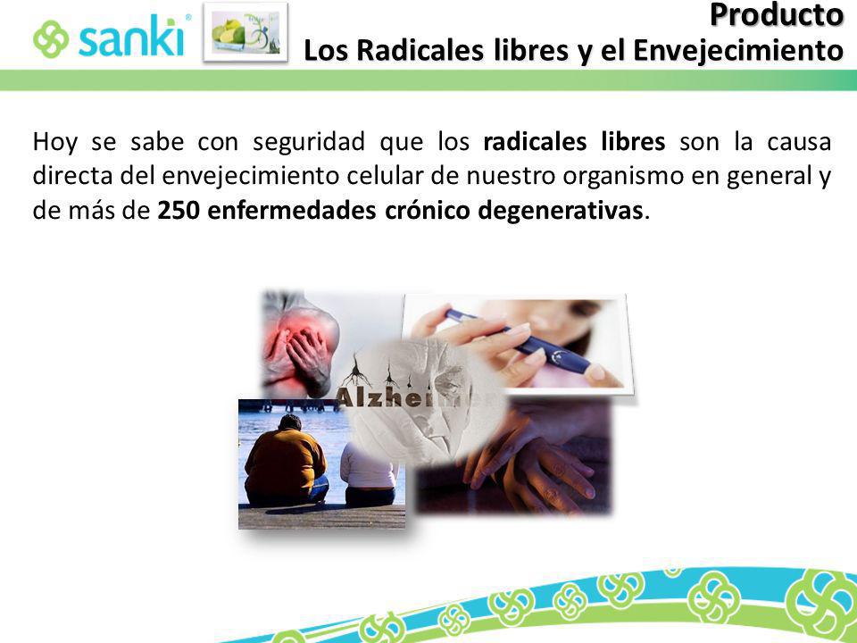 Producto Los Radicales libres y el Envejecimiento