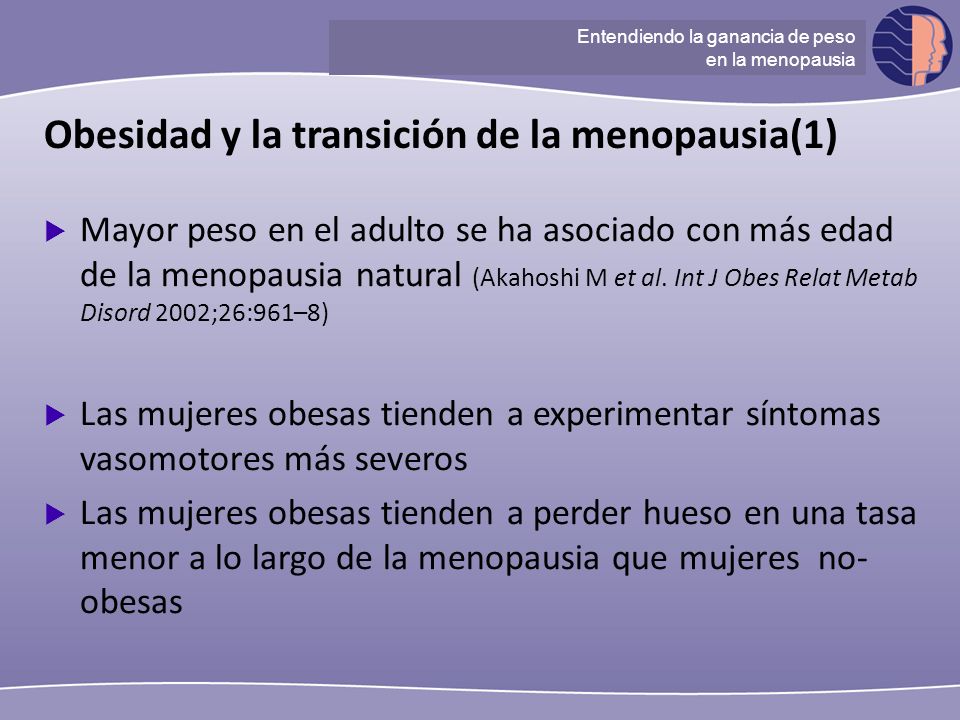 Obesidad y la transición de la menopausia(1)