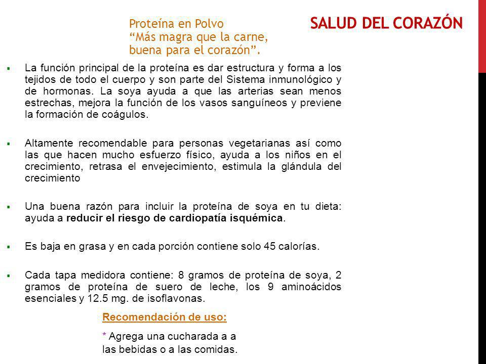 Salud del CorazóN Proteína en Polvo Más magra que la carne,