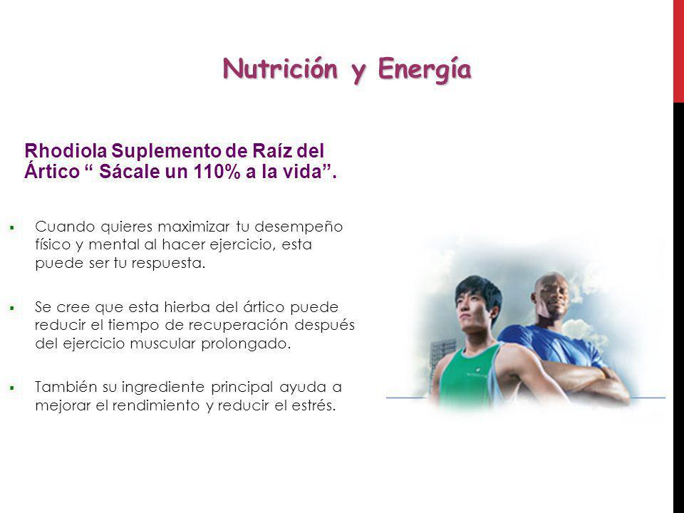 Nutrición y Energía Rhodiola Suplemento de Raíz del Ártico Sácale un 110% a la vida .