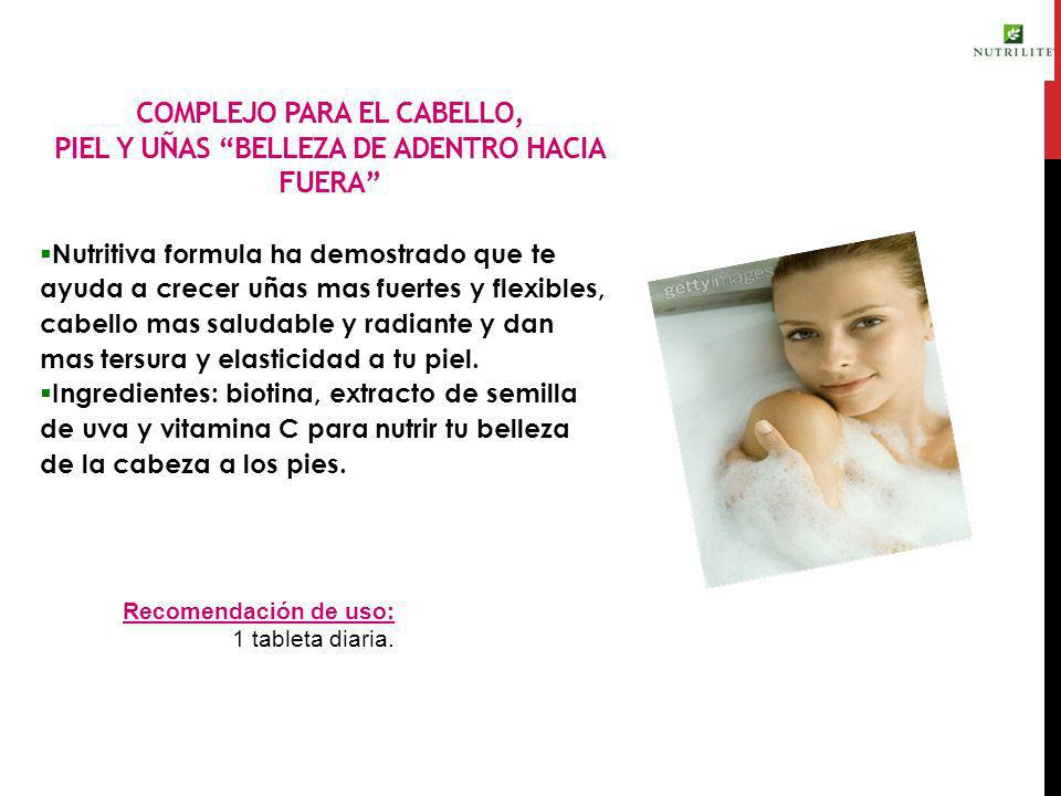 Complejo para el cabello, piel y uñas Belleza de adentro hacia fuera