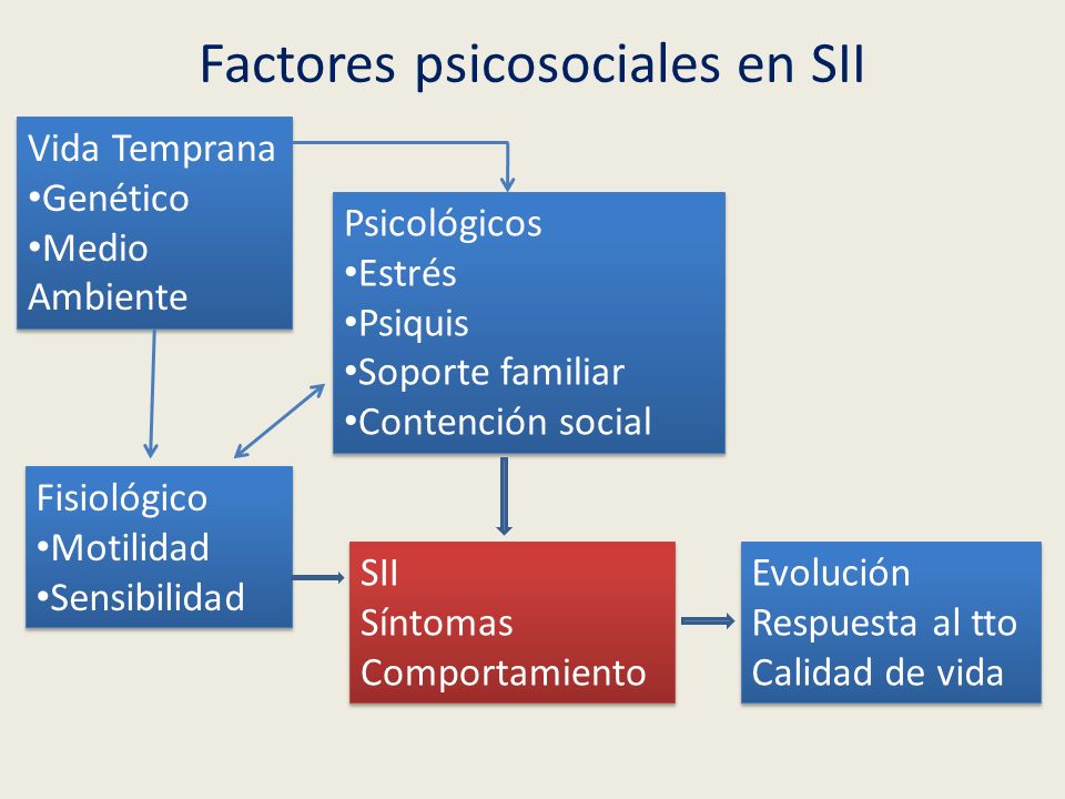 Factores psicosociales en SII