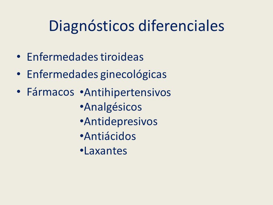 Diagnósticos diferenciales