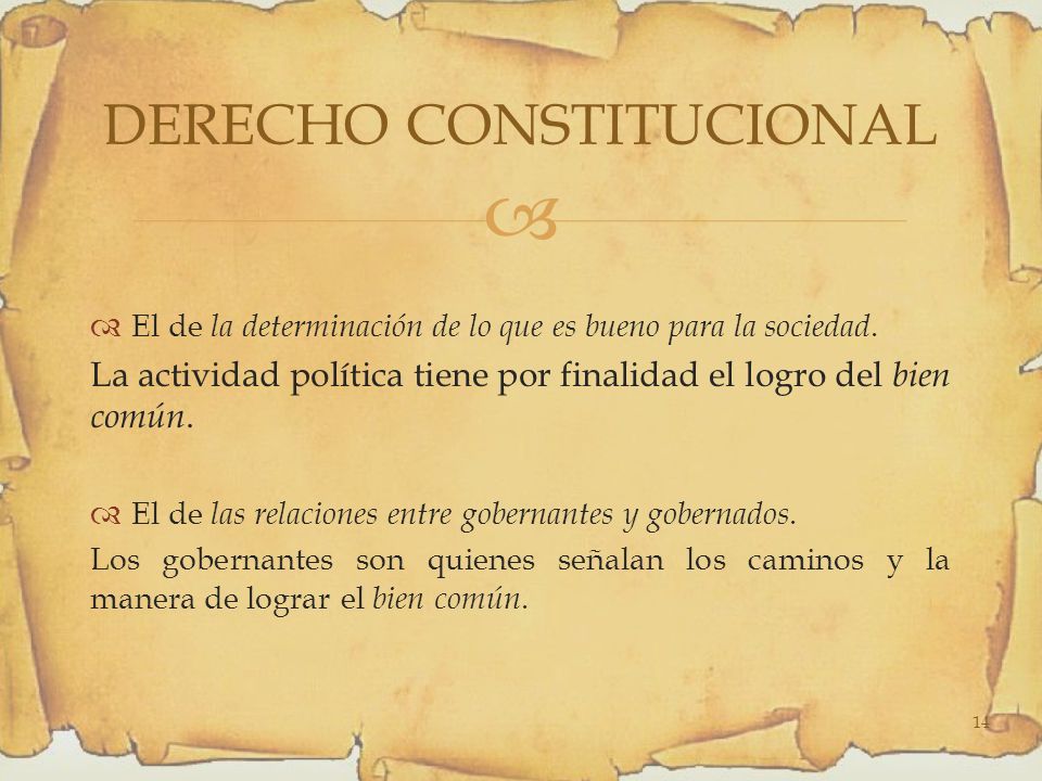 DERECHO CONSTITUCIONAL