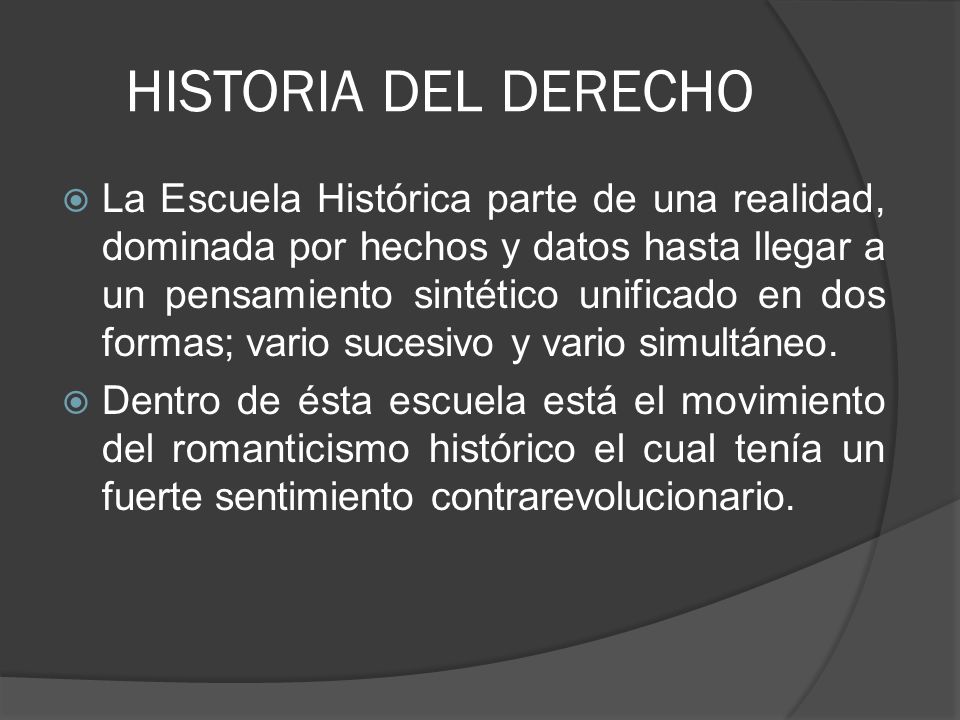 HISTORIA DEL DERECHO