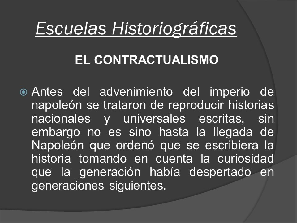 Escuelas Historiográficas