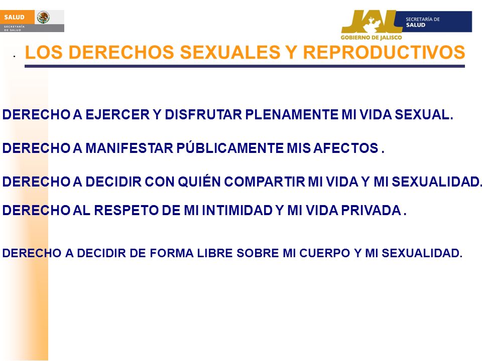 LOS DERECHOS SEXUALES Y REPRODUCTIVOS