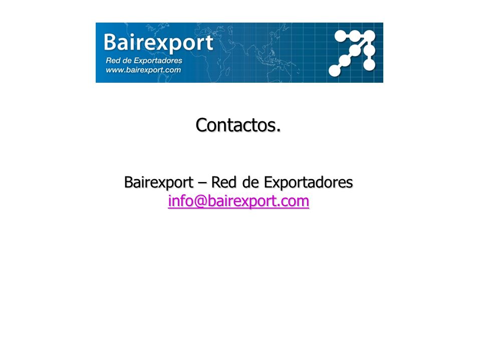 Bairexport – Red de Exportadores