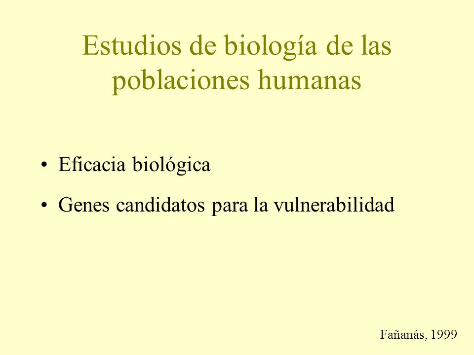 Estudios de biología de las poblaciones humanas
