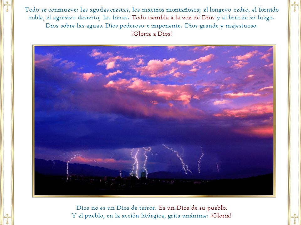 Dios no es un Dios de terror. Es un Dios de su pueblo.