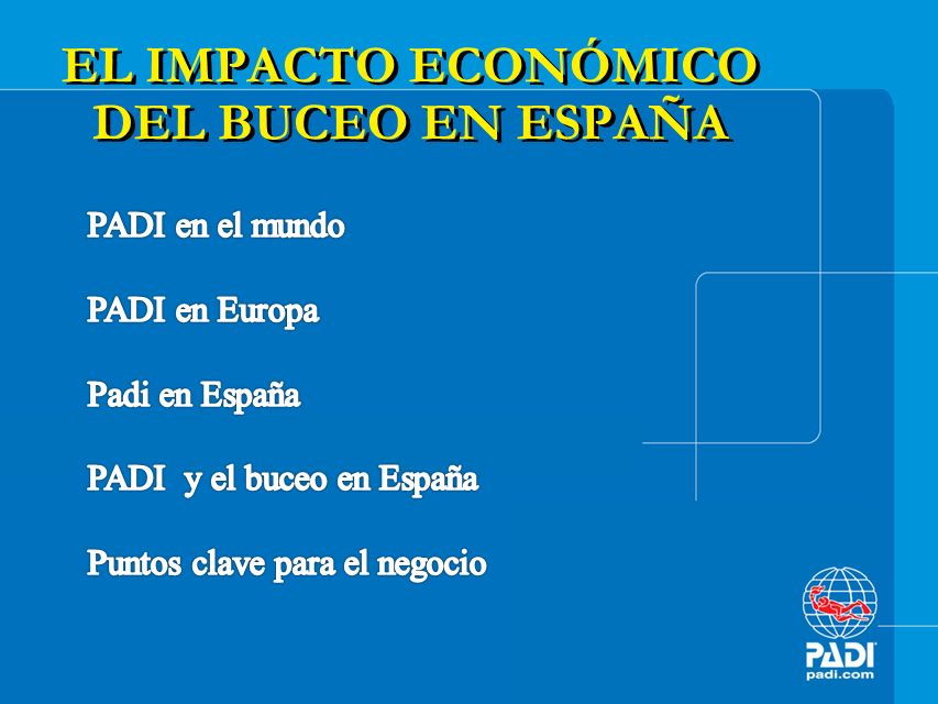 EL IMPACTO ECONÓMICO DEL BUCEO EN ESPAÑA