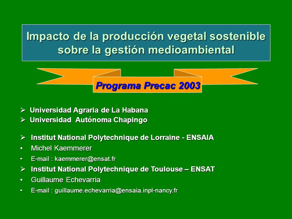 Impacto de la producción vegetal sostenible sobre la gestión medioambiental