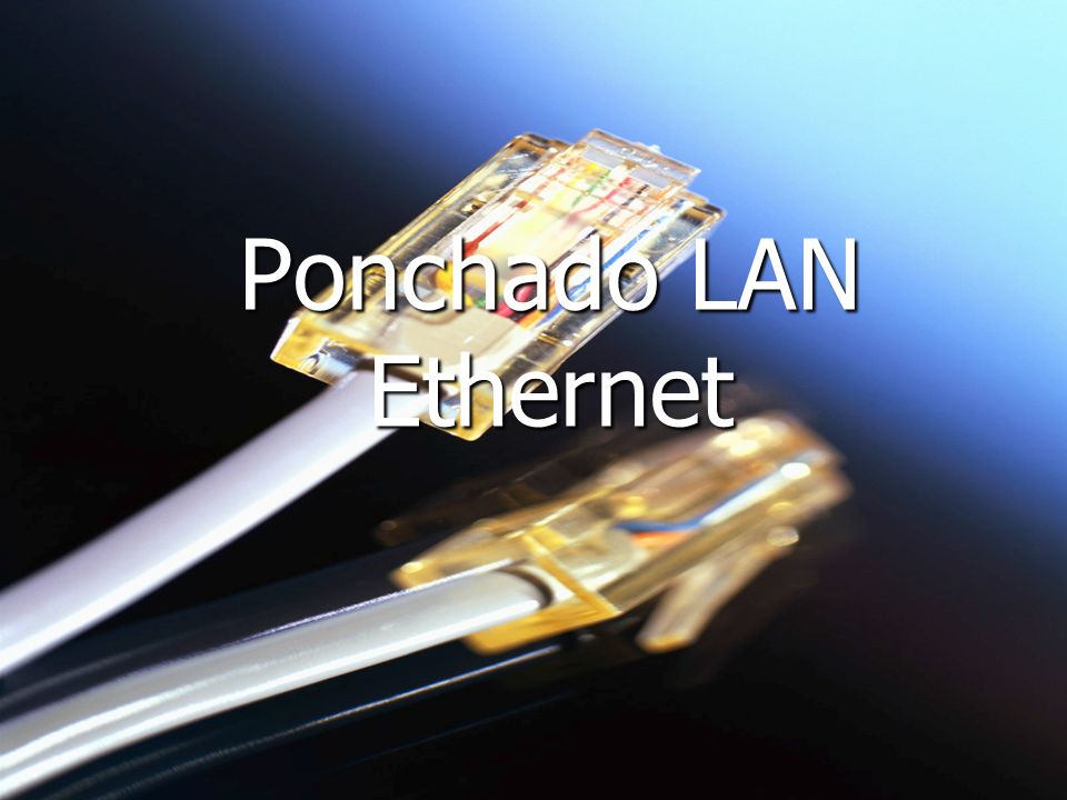 Ponchado LAN Ethernet