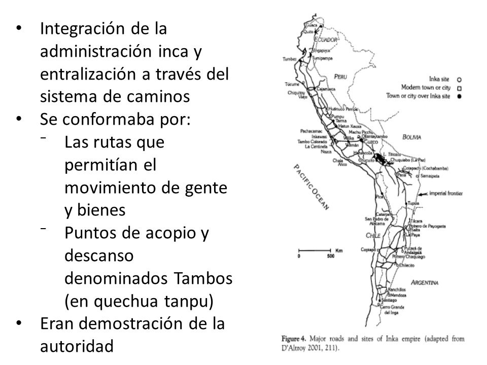 Las rutas que permitían el movimiento de gente y bienes