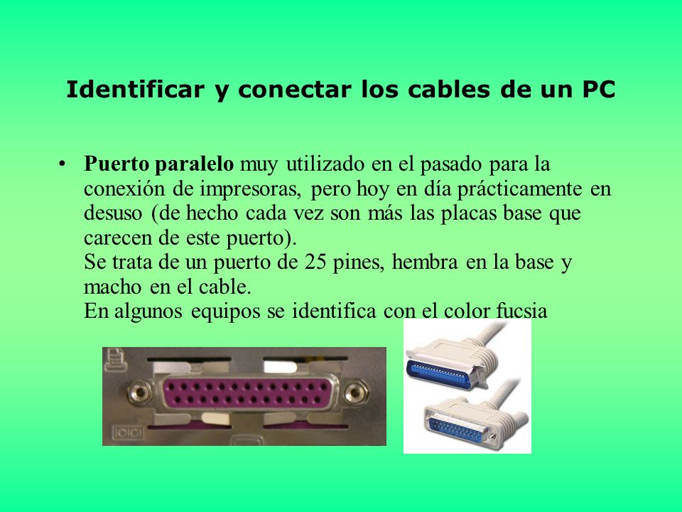 Identificar y conectar los cables de un PC
