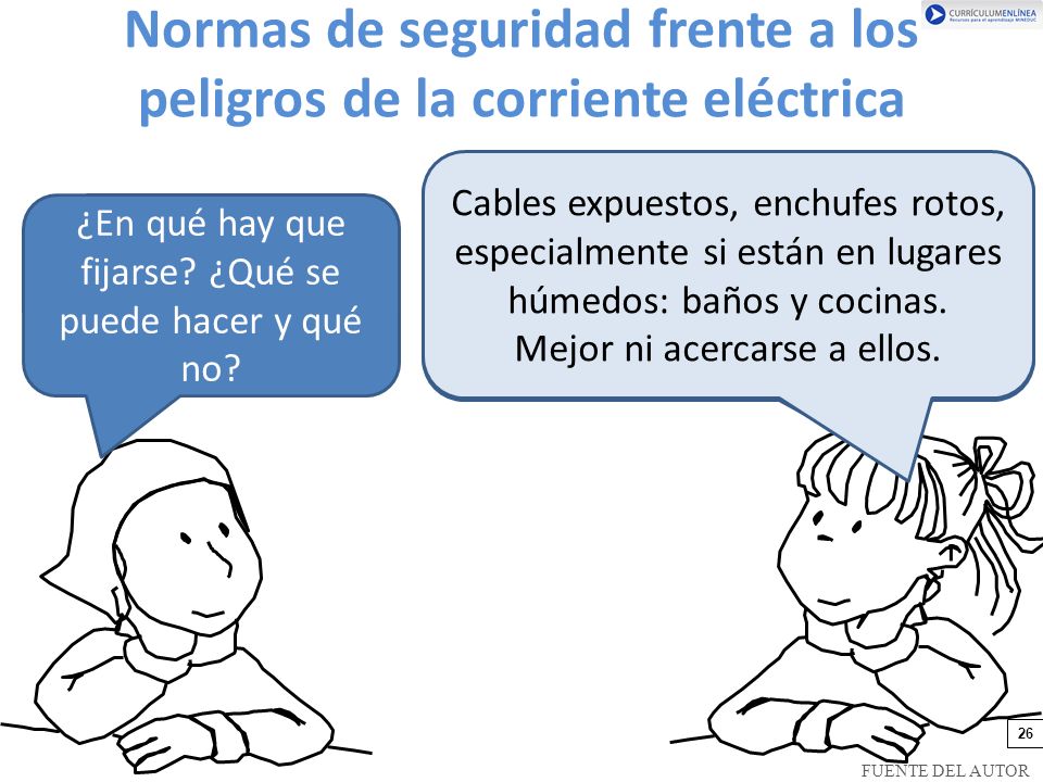 Normas de seguridad frente a los peligros de la corriente eléctrica