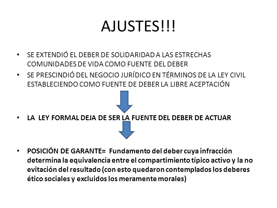 AJUSTES!!! SE EXTENDIÓ EL DEBER DE SOLIDARIDAD A LAS ESTRECHAS COMUNIDADES DE VIDA COMO FUENTE DEL DEBER.