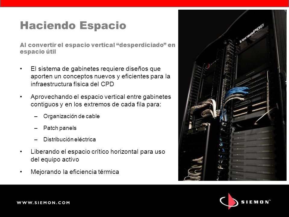 Haciendo Espacio Al convertir el espacio vertical desperdiciado en espacio útil