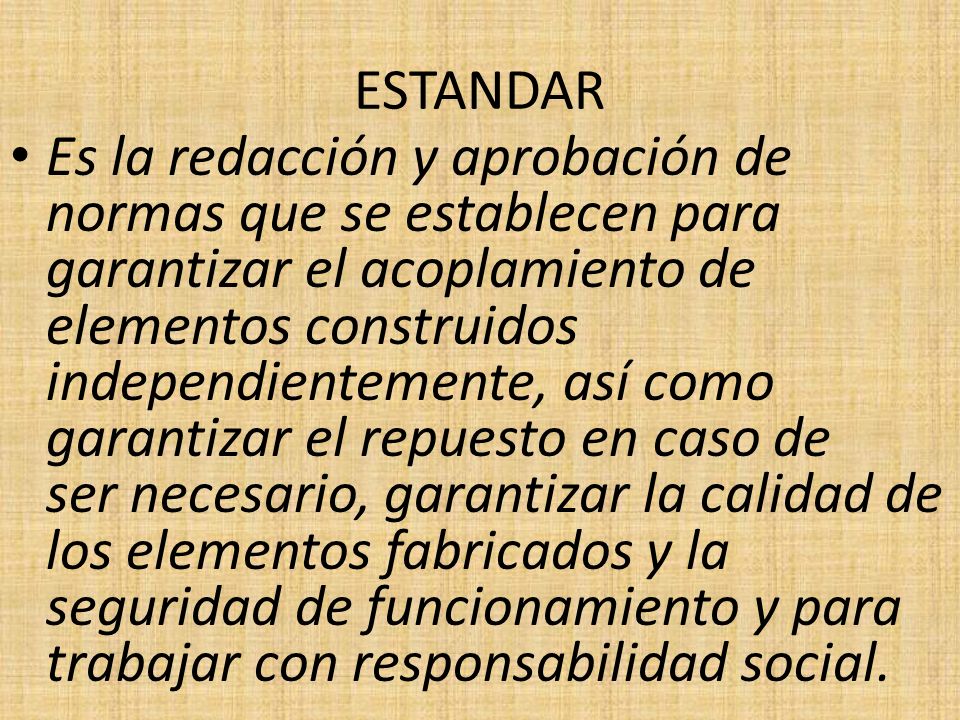 ESTANDAR