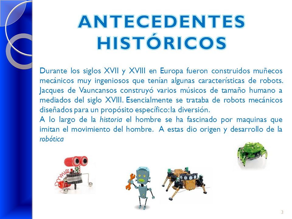 ANTECEDENTES HISTÓRICOS