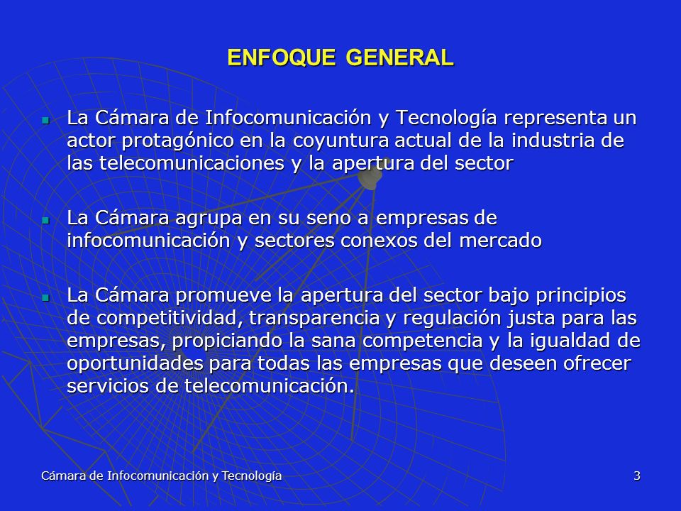 ENFOQUE GENERAL