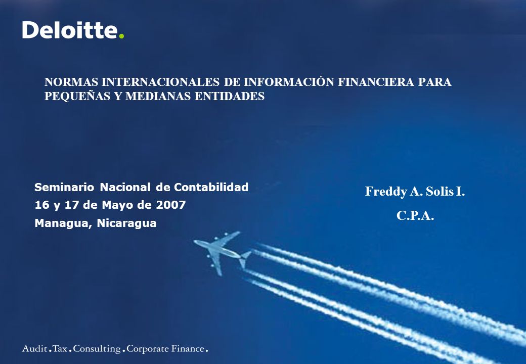 NORMAS INTERNACIONALES DE INFORMACIÓN FINANCIERA PARA PEQUEÑAS Y MEDIANAS ENTIDADES