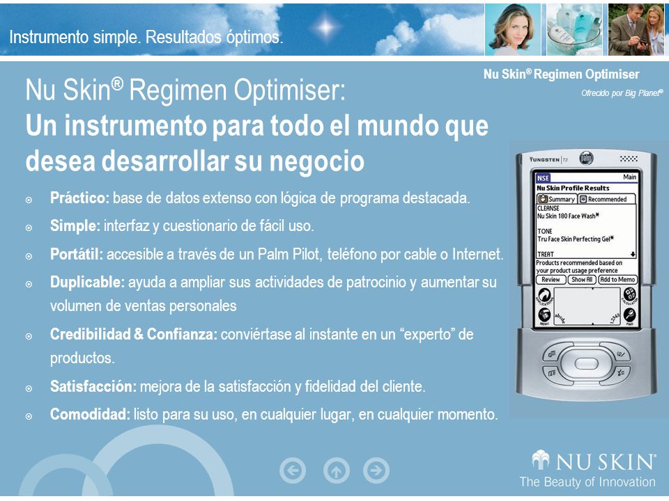 Nu Skin® Regimen Optimiser: Un instrumento para todo el mundo que desea desarrollar su negocio