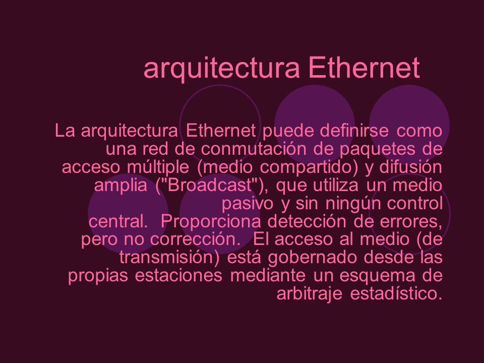 arquitectura Ethernet