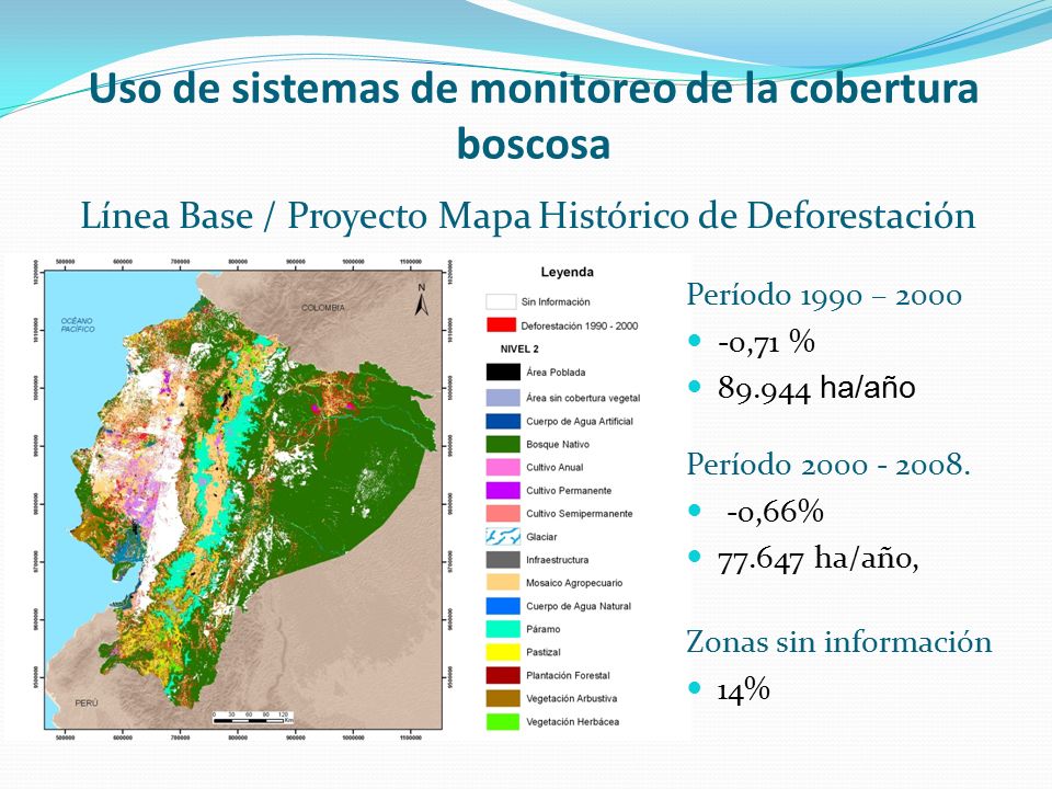Uso de sistemas de monitoreo de la cobertura boscosa