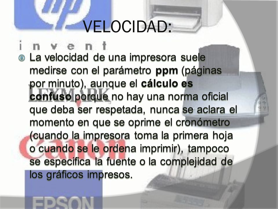 VELOCIDAD: