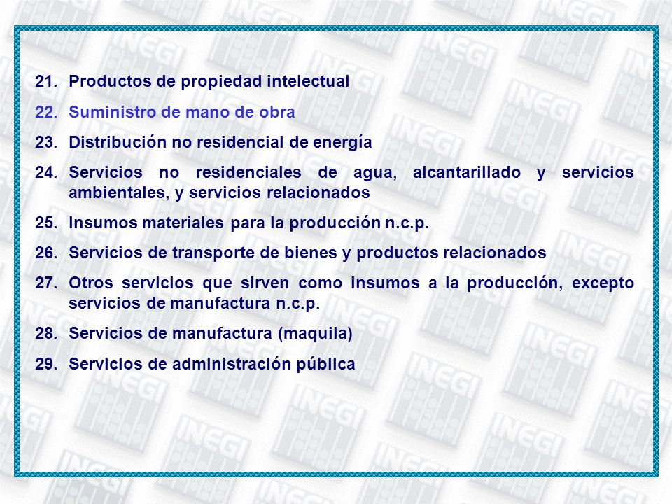 Productos de propiedad intelectual