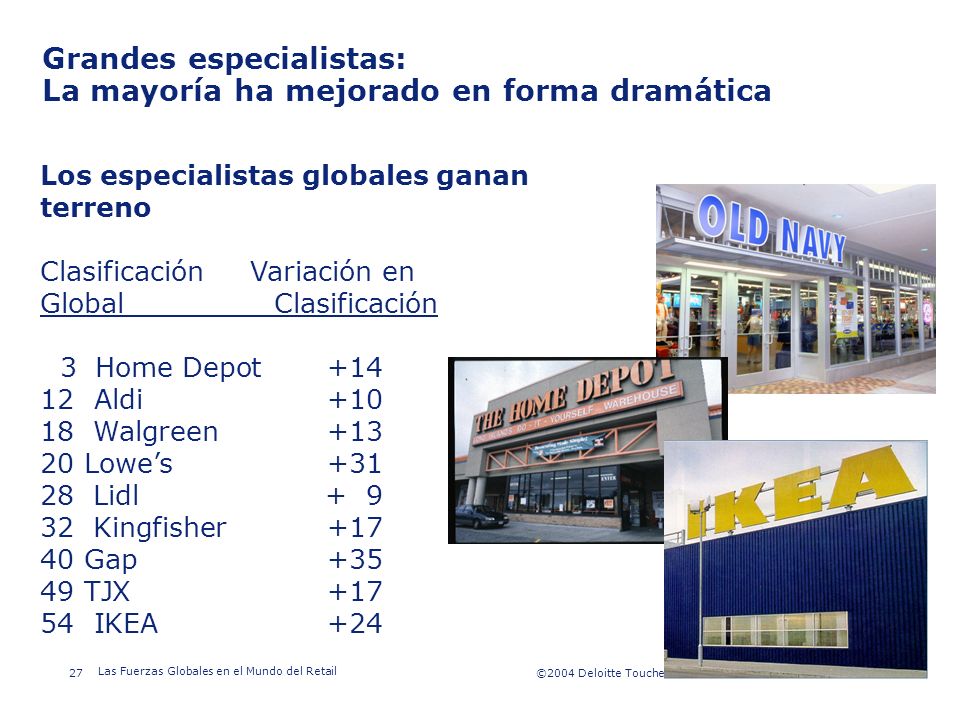 Grandes especialistas: La mayoría ha mejorado en forma dramática