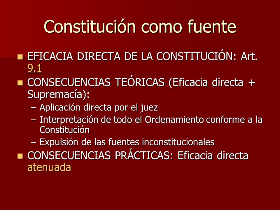 Constitución como fuente